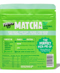 back of pack of fresh mint matcha powder
