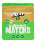 75g pouch of salted caramel matcha latte powder