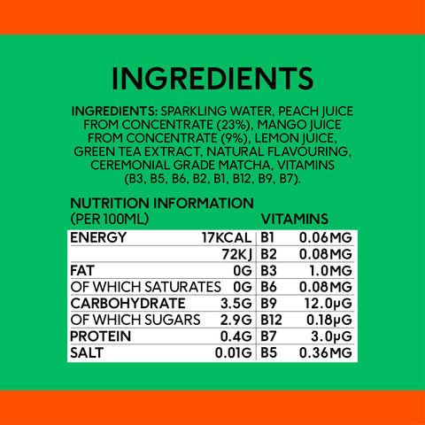 12’li Juicy Peach Sağlıklı Enerji İçeceği