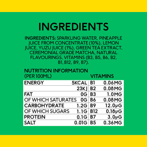 12’li Pineapple Yuzu Sağlıklı Enerji İçeceği